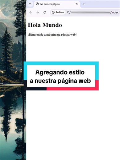 Agregando estilo a nuestra página web con CSS