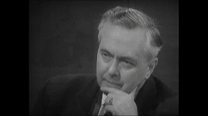 Panorama: Interview Harold Wilson, britische Labour Party