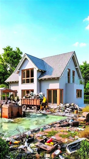 Luxury Pool House Renovation Before and After | Old to Modern VIP Makeover#visioncraft #home #viral