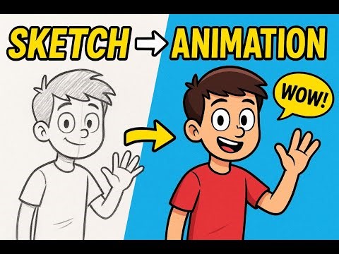 a simple sketch into an animation.