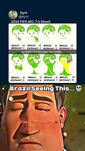 Flashback to the most shocking match in history: Brazil vs Germany 2014. 🏟️⚽ #funnymoments