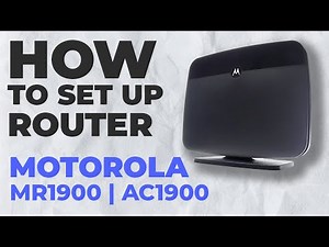 ✅ How to Setup Motorola MR1900 WiFi Router | How to Set Up MOTOROLA AC1900 MR1900 Router