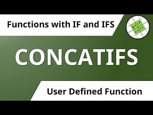 How to create and use CONCATIFS