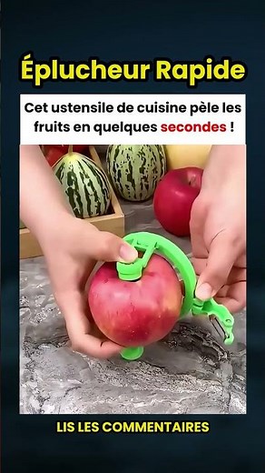 Cet Ustensile de Cuisine Pèle les Fruits en Quelques Secondes ! 🍎🍈