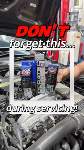 TheCarWorkshop on Instagram: "DONT MISS these steps before you service your car ‼️ Most drivers only change engine oil but your engine needs much more if you want smooth performance, better fuel efficiency, and a cleaner healthier engine. In this video we used three essential Liqui Moly treatments that help CLEAN, PROTECT and REFRESH the entire system. 🌟 Engine flush to CLEAN inside the engine and REMOVE sludge. Fuel system cleaner to REMOVE deposits, IMPROVE combustion and RESTORE throttle res