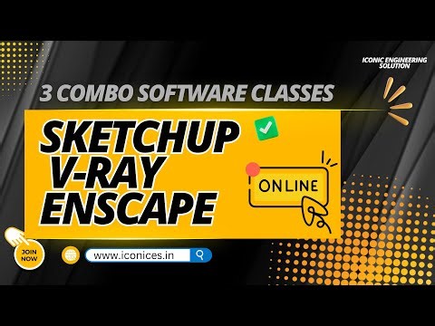 Sketchup | V-Ray | Enscape Course | Online Software Course