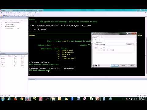 Coding of String Variable in STATA