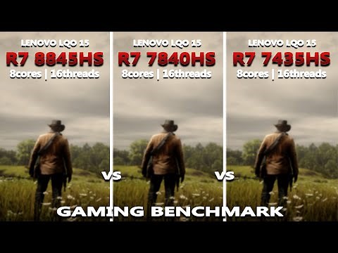 AMD RYZEN 7 7435HS vs 7840HS vs 8845HS Gaming Benchmark Test | Tested in 10 Games | Lenovo LOQ |