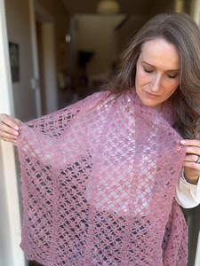 CROCHET PATTERN & VIDEO Mohair Crochet Scarf Pattern | Lace Mohair Crochet | Summer Wrap or Shawl | Instant Pdf Download | by Hanjan - Etsy