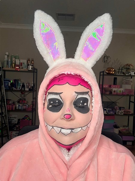 Creepy Labubu Halloween Makeup Tutorial