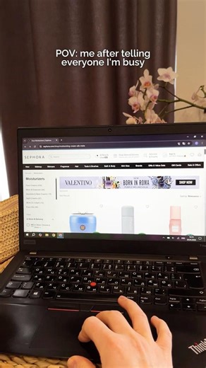 POV: “busy” but it’s just skincare research 😅
