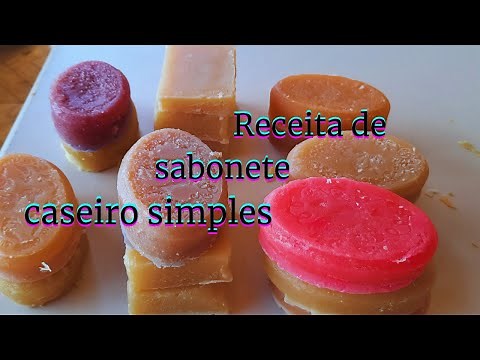 Receita de sabonete caseiro simples/Canal dicas da isa