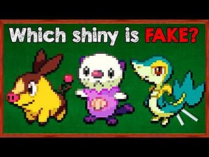 Find The Fake Shiny Pokemon - Unova Region!