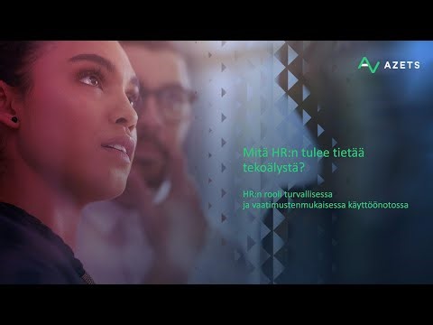 Mitä HR:n tulee tietää tekoälystä?