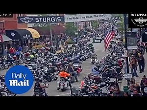 A look at the crowds attending Sturgis Motorcycle Rally