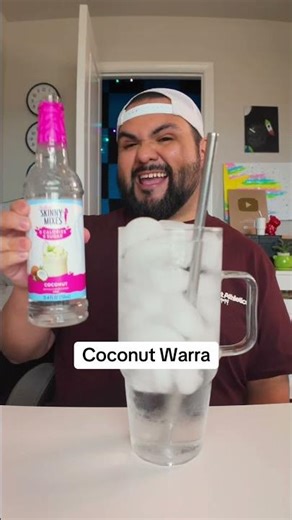 Coconut Wata! 🥥 💦 #water #watertok #flavoredwater #wateroftheday #recipe