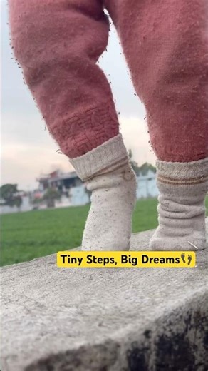 Tiny Steps, Big Dreams 👣 | Baby First Step ❤️
