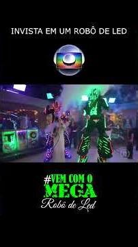 Ganhe dinheiro com festas aos finais de semana com um robô de led
