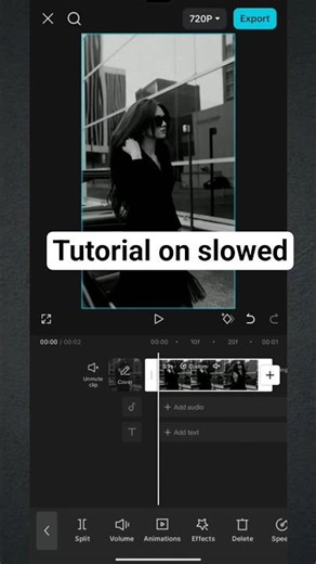 Tutorial On Slowed Clips Capcut Video 🎥