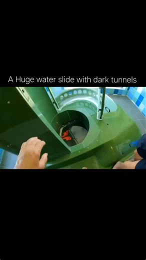 explore_wealth on Instagram: "•A water-slide tunnel is an enclosed, twisting chute that carries riders through a dark or partially lit tube before splashing them into a pool or run-out area. Typically made of smooth fiberglass or reinforced plastic, the tunnel curves and dips to build speed using gravity and flowing water. Colored sections, clear panels, or LED lights can create exciting visual effects, while steady jets of water reduce friction so riders glide quickly and safely. Depending on t