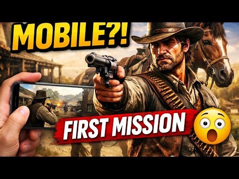 RDR Mobile on Phone?! First Mission Gameplay 😱 || #rdr2 #reddeadredemption 