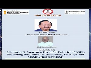 Awareness Event for DSIR- Promoting Innovations in Individuals, Start-ups and MSME's
