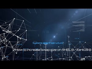 How to increase swap size on RHEL 8 / CentOS 8