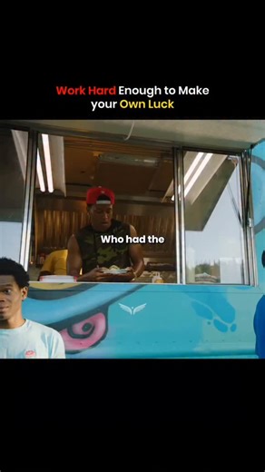 Maddison Growth on Instagram: "🎬 When Hustle Meets Opportunity Hard work doesn’t guarantee success but it does increase the chances that luck knows where to find you. In this powerful scene from The Chi, Brandon and Emmett are just doing what they do every day grinding on their food truck. Then, out of nowhere, a customer turns out to be a successful restaurant owner… and offers to help them. Was it luck? Sure. But luck only showed up because they did. 🚚 If they weren’t out there that day putt