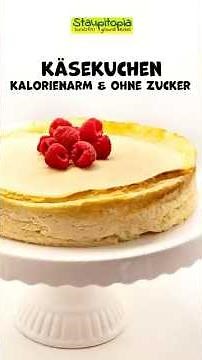 Kalorienarmer Käsekuchen ohne Boden: 15g Protein - 100 Kcal 💪🍰 Kuchen ohne Zucker Rezept