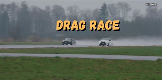 2025 BMW M5 and Audi RS 7 Performance Drag Race in the Wet, It's Over in 11.1 Seconds