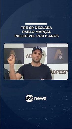 TRE-SP torna Pablo Marçal inelegível por 8 anos e aplica multa de R$ 420 mil | #SBTBrasil