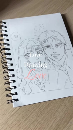 🫣💕 #art #manga #shojo #sketch #drawing