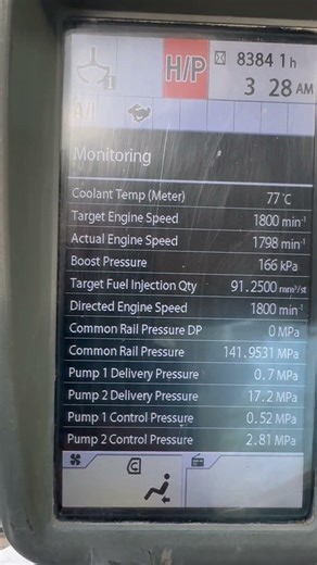 Deere 245G LC Monitoring Page 1