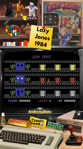 C64 - Lazy Jones - 1984 | Andre Kallisto - Retro Game Videos
