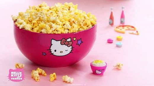 Let's make a supercute Hello Kitty popcorn bowl while we play with the new My Life As x Hello Kitty sleepover set from Walmart 🎀🍿 Learn more on the #HelloKittyandFriends YouTube channel: https://bit.ly/3dwTtZ7 | Hello Kitty