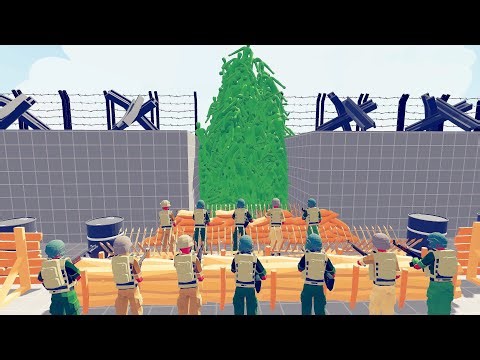 Zombie 100 Units vs Army - Totally Accurate Battle Simulator TABS