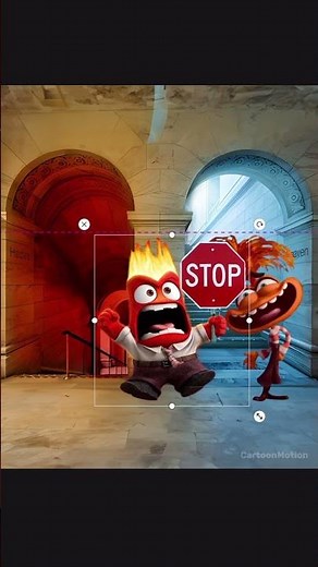 Anger is security guard - Inside Out2 14 #insideout2 #insideout #cartoon #animation
