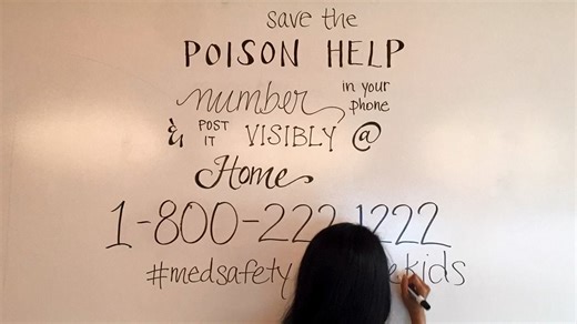 Do you have the Poison Help number saved on your phone? Take a minute and make sure you do – 1-800-222-1222. Get more #medsafety tips: http://bit.ly/2GTySwn #funded | Safe Kids Worldwide