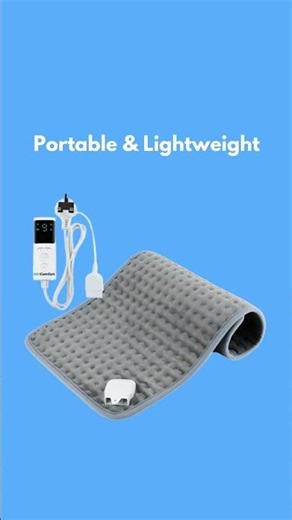 Tired of aches and pains? The NexComfort heating pad provides soothing relief, anytime, anywhere