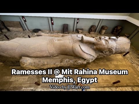 Ramesses II @ Mit Rahina Museum - Memphis, Egypt 🇪🇬 Video by JJWart.com #travelvideo