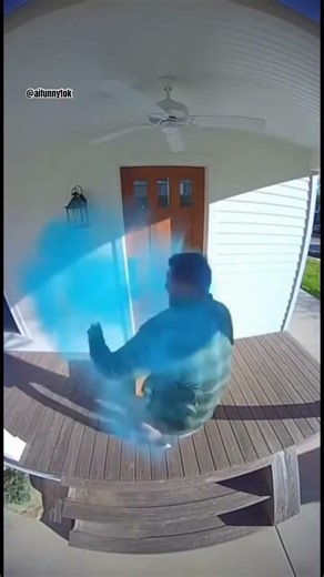 Porch Pirate Gets Knocked Down! 🤣