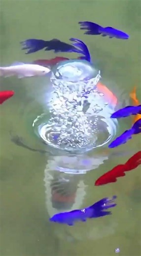 “WARNING ⚠️ Talaab me ye gadget dalte hi nature ka secret khul gaya bhavandar+colourful fish combo🐠