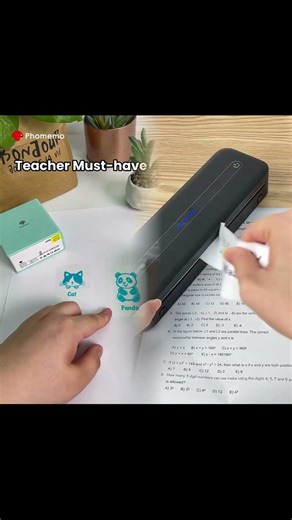 DIY vocabulary flash cards with Phomemo M02 sticker printer! #phomemo