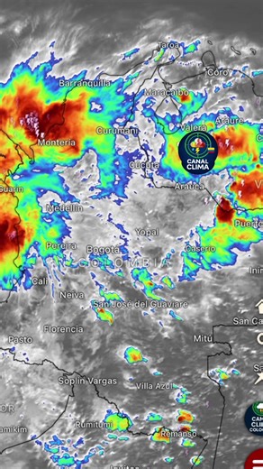 Lluvias activas en gran parte del norte del país… la tarde pinta movida con tormentas, rayos y posibles aguaceros fuertes. 👀 ¿Y en tu zona cómo está el clima ahora mismo? 💬 Comenta tu ciudad y te contamos cómo viene en las próximas horas. 📲 Síguenos en Canal Clima Colombia para más actualizaciones en tiempo real. #C#ClimaColombiaL#LluviasT#TormentasC#CaribeColombianoI#InviernoColombia