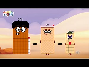 Numberblocks big to small squence subtraction [2011 - 211 - 21] | #learntocount | ‪@ColorArt_id‬