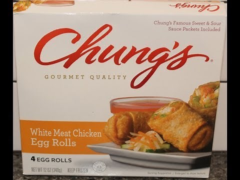 Chung’s Gourmet Quality White Meat Chicken Egg Rolls Review