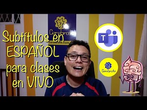 Clases con subtítulos en vivo en español desde Microsoft Teams