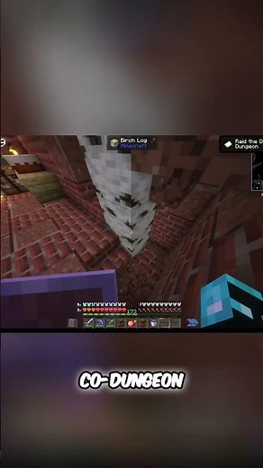 Found a SECRET Minecraft Roguelike Dungeon for EPIC Loot! #shorts