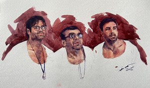 Hera Pheri ❤️ Watercolor Painting Inbox me for Online/Offline Classes | Sarkar Art
