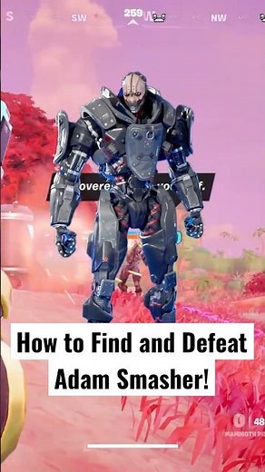 How to get Rebecca's Guns from Adam Smasher 💀 #fortnite #fortniteclips
